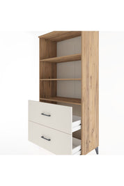 Hyperion Dolap 3 Raflı 2 Çekmeceli 88x44x182 Çam-Aytaşı