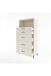 Hyperion Dolap Tek Raflı 5 Çekmeceli 88x44x182 - S57M050V1B