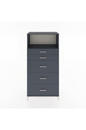 Hyperion Dolap Tek Raflı 5 Çekmeceli 88x44x182 - S57M050V5B