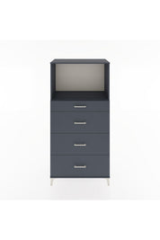 Hyperion Dolap Tek Raflı 4 Çekmeceli 88x44x182 - S57M051V5B