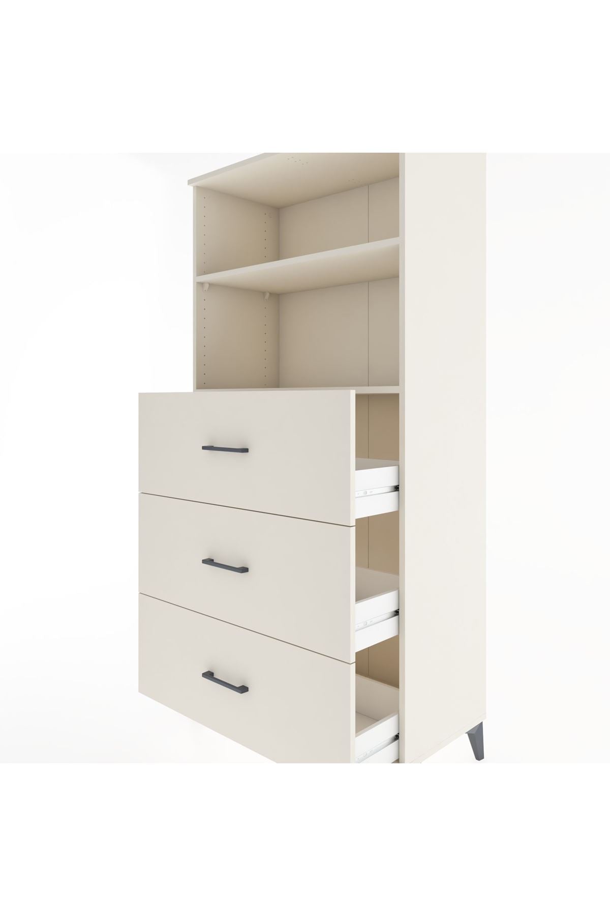 Hyperion Dolap 2 Raflı 3 Çekmeceli 88x44x182 Aytaşı-Aytaşı