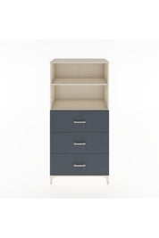 Hyperion Dolap 2 Raflı 3 Çekmeceli 88x44x182 Aytaşı-Antrasit