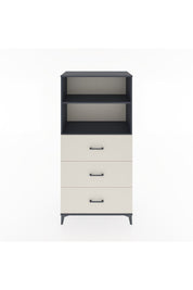 Hyperion Dolap 2 Raflı 3 Çekmeceli 88x44x182 Antrasit-Aytaşı