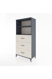 Hyperion Dolap 2 Raflı 3 Çekmeceli 88x44x182 - S57M052V4B