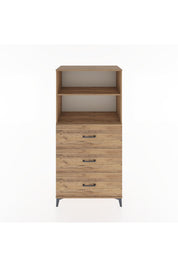 Hyperion Dolap 2 Raflı 3 Çekmeceli 88x44x182 - S57M052V9B