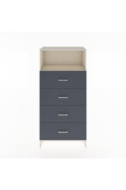 Hyperion Dolap Tek Raflı 4 Çekmeceli 88x44x182 - S57M053V2B