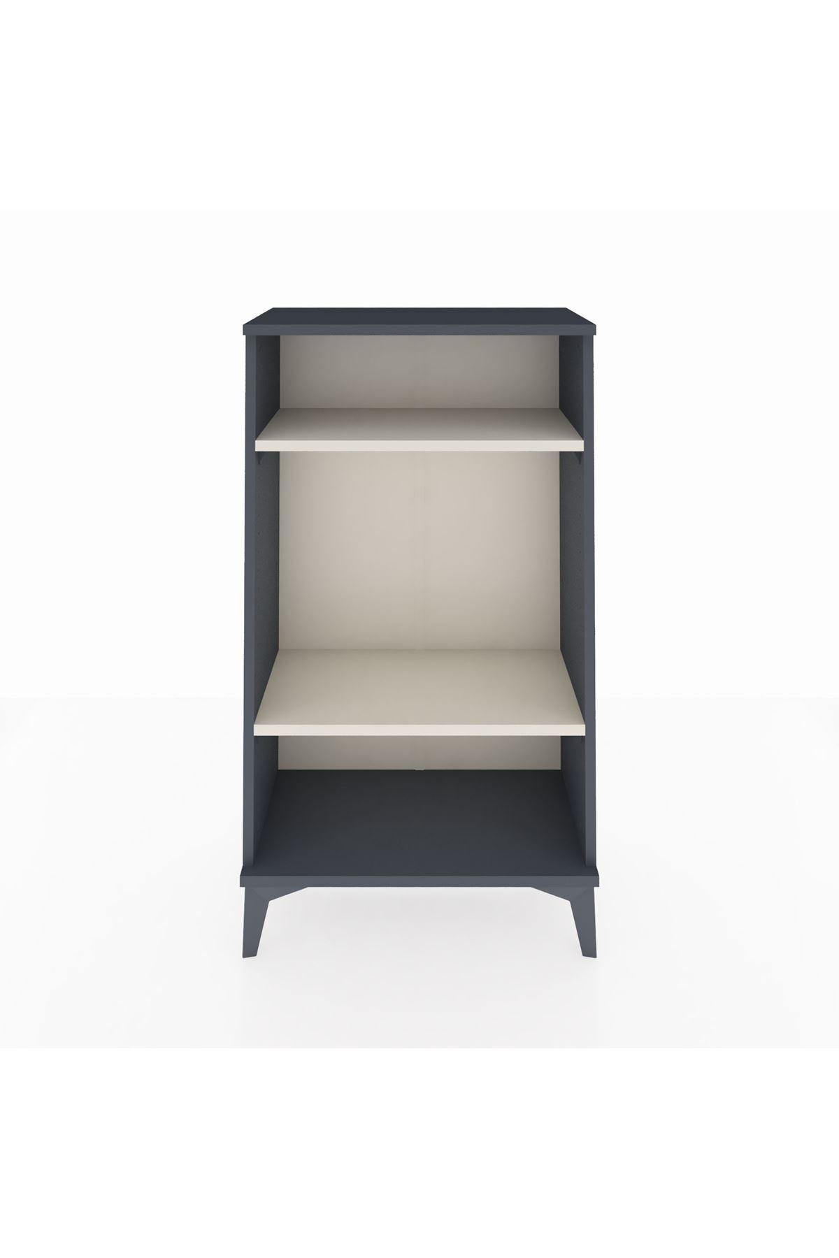 Arges Komodin 2 Raflı 60x30x106 Antrasit-Aytaşı