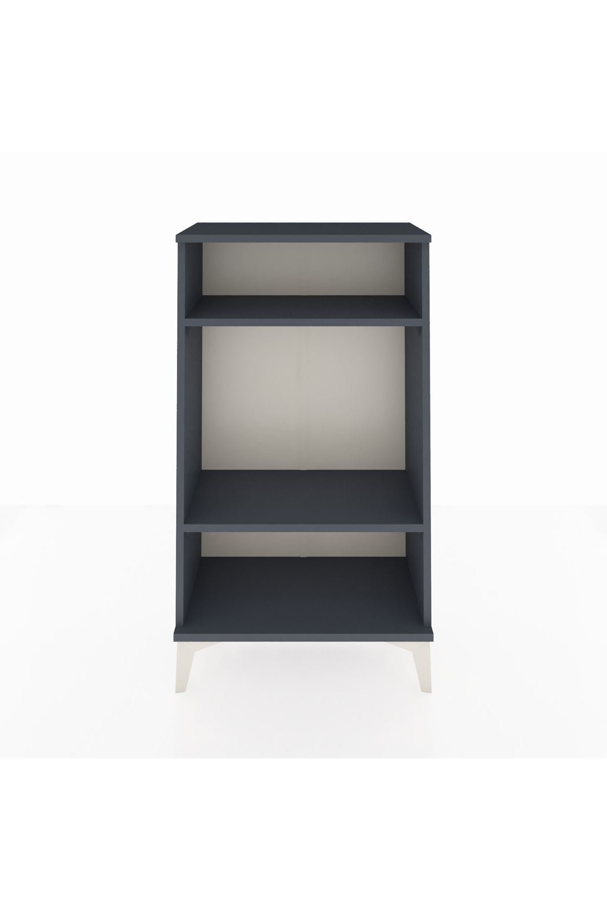 Arges Komodin 2 Raflı 60x30x106 Antrasit-Antrasit