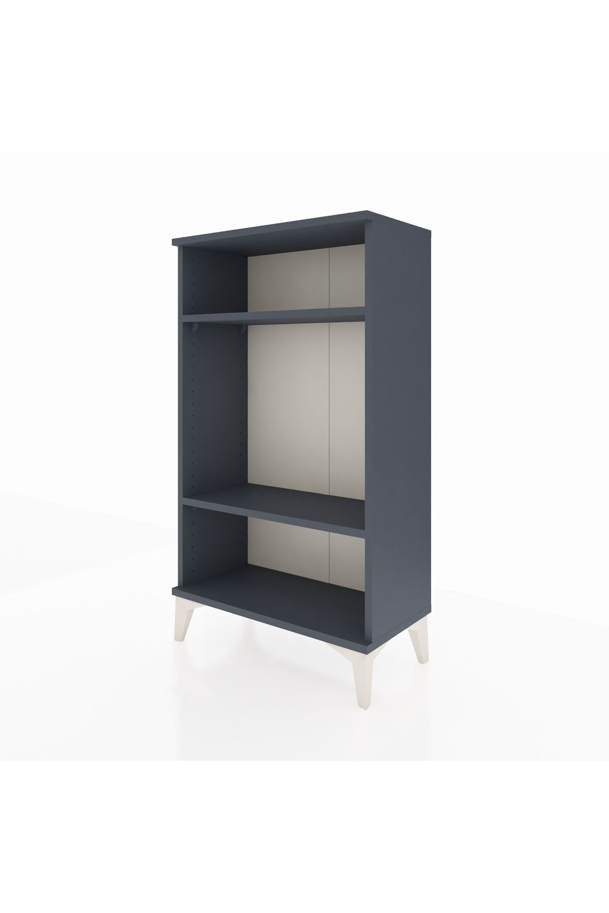 Arges Komodin 2 Raflı 60x30x106 Antrasit-Antrasit