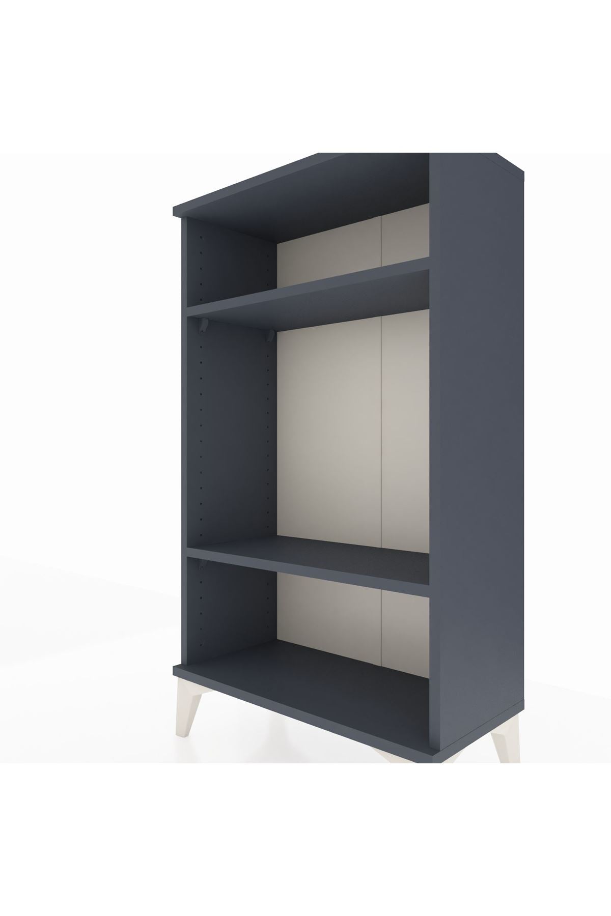 Arges Komodin 2 Raflı 60x30x106 Antrasit-Antrasit