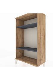 Arges Komodin 2 Raflı 60x30x106 Çam-Antrasit