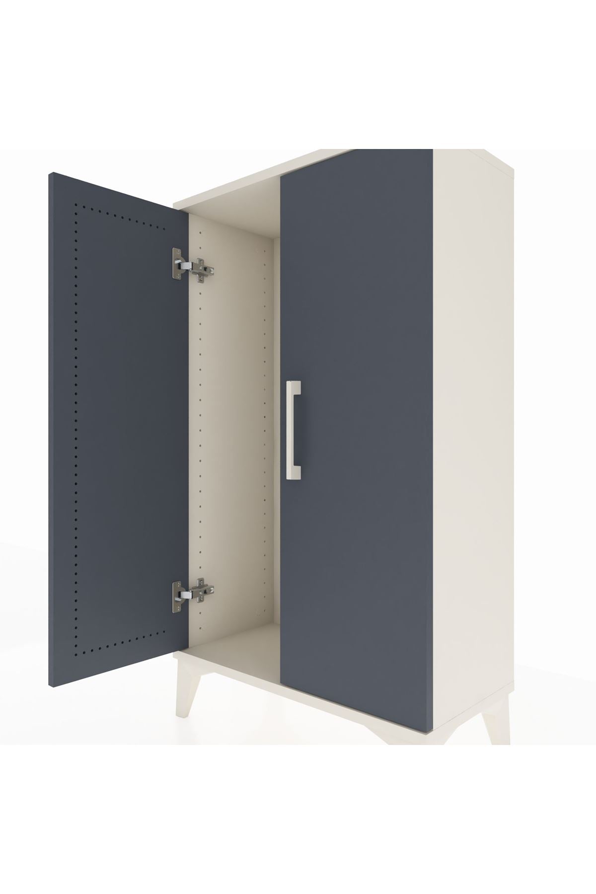 Arges Komodin 2 Kapaklı 60x30x106 Aytaşı-Antrasit