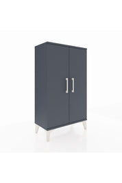 Arges Komodin 2 Kapaklı 60x30x106 Antrasit-Antrasit