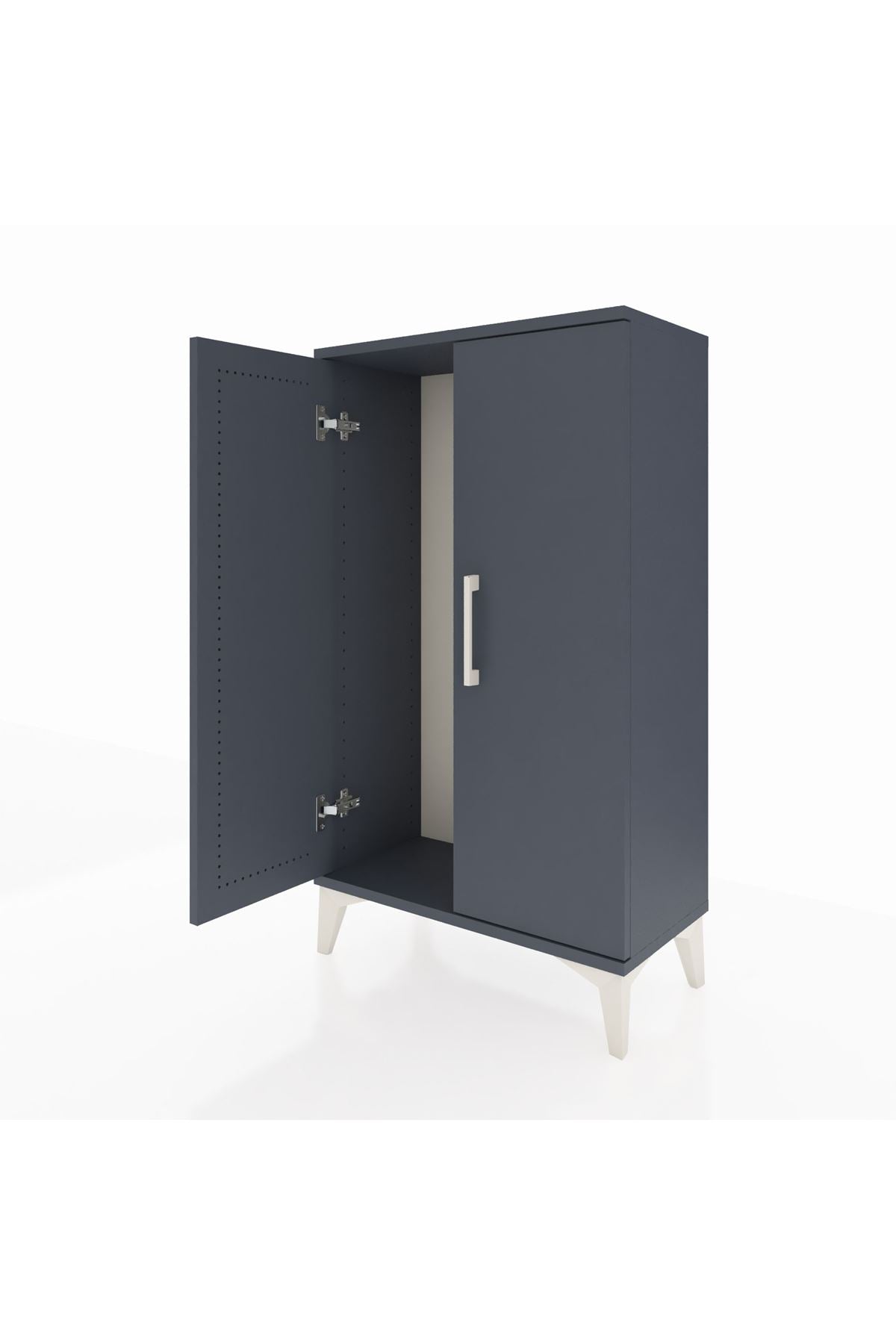 Arges Komodin 2 Kapaklı 60x30x106 Antrasit-Antrasit