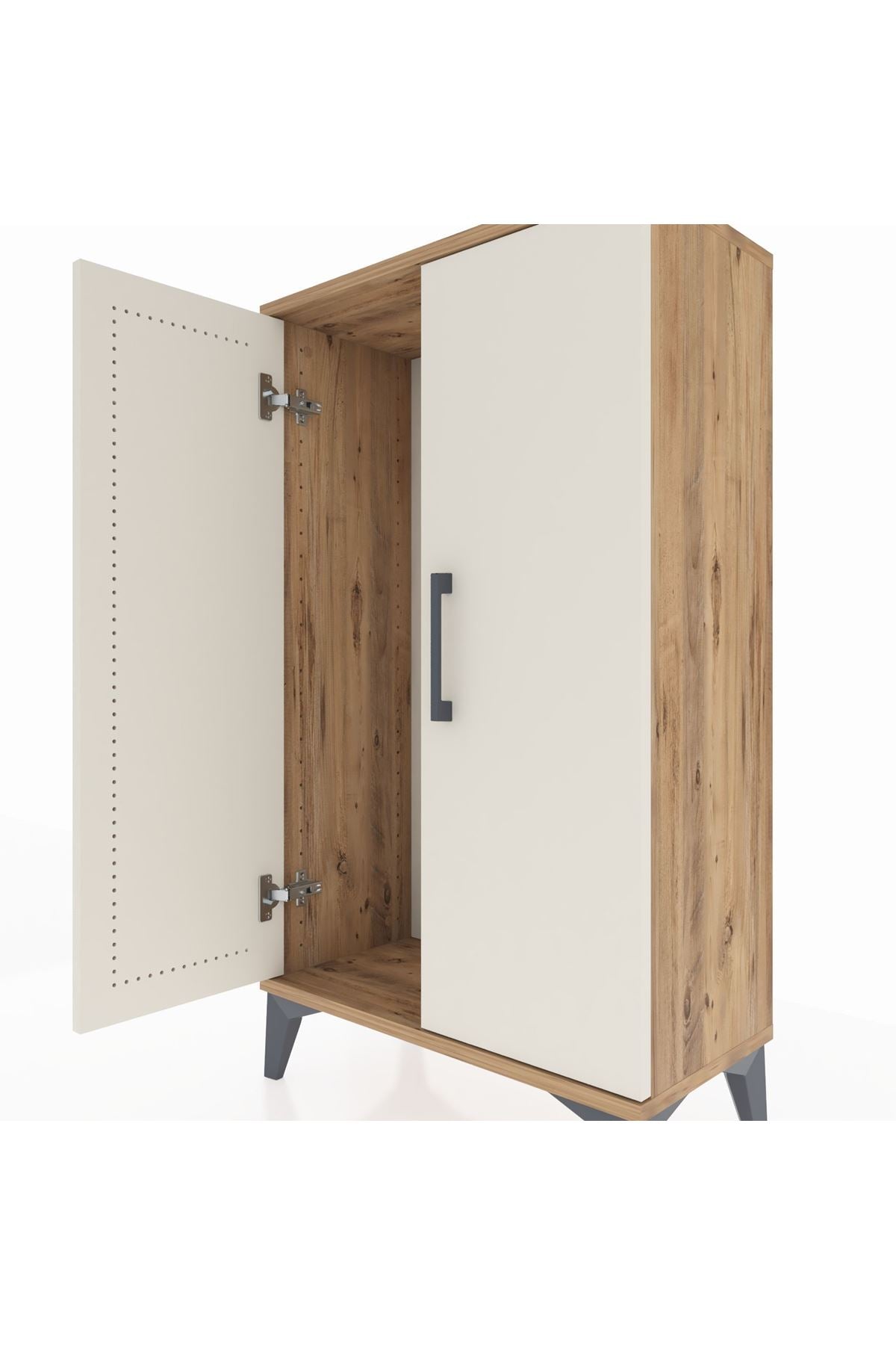 Arges Komodin 2 Kapaklı 60x30x106 Çam-Aytaşı