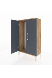 Arges Komodin 2 Kapaklı 60x30x106 Çam-Antrasit