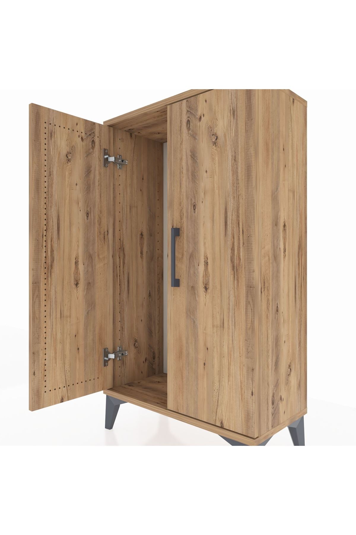 Arges Komodin 2 Kapaklı 60x30x106 Çam-Çam