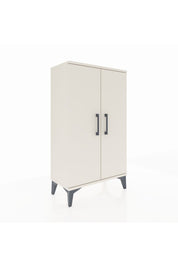 Arges Komodin 2 Raflı 2 Kapaklı 60x30x106 Aytaşı-Aytaşı