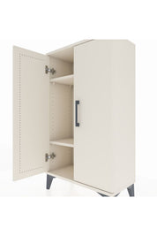Arges Komodin 2 Raflı 2 Kapaklı 60x30x106 Aytaşı-Aytaşı