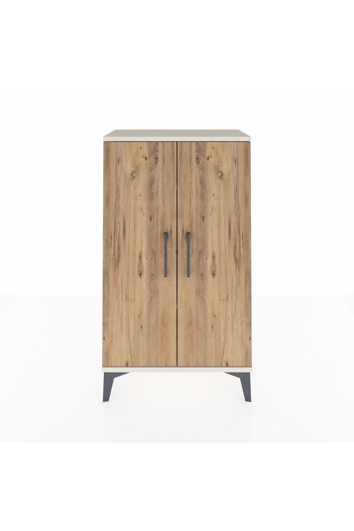 Arges Komodin 2 Raflı 2 Kapaklı 60x30x106 Aytaşı-Çam