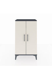 Arges Komodin 2 Raflı 2 Kapaklı 60x30x106 Antrasit-Aytaşı