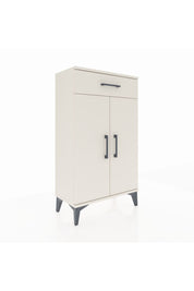 Arges Komodin 2 Raflı Tek Çekmeceli 2 Kapaklı 60x30x106 Aytaşı-Aytaşı