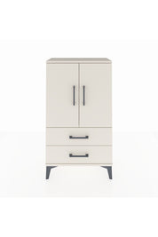 Arges Komodin 2 Raflı 2 Çekmeceli 2 Kapaklı 60x30x106 Aytaşı-Aytaşı