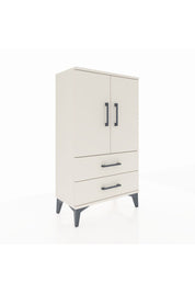 Arges Komodin 2 Raflı 2 Çekmeceli 2 Kapaklı 60x30x106 Aytaşı-Aytaşı