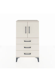 Arges Komodin 2 Raflı 3 Çekmeceli 2 Kapaklı 60x30x106 Aytaşı-Aytaşı