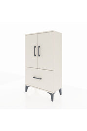 Arges Komodin 2 Raflı Tek Çekmeceli 2 Kapaklı 60x30x106 Aytaşı-Aytaşı