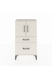 Arges Komodin 2 Raflı 2 Çekmeceli 2 Kapaklı 60x30x106 Aytaşı-Aytaşı