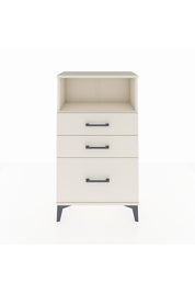 Arges Komodin Tek Raflı 3 Çekmeceli 60x30x106 Aytaşı-Aytaşı