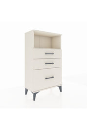 Arges Komodin Tek Raflı 3 Çekmeceli 60x30x106 Aytaşı-Aytaşı