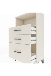 Arges Komodin Tek Raflı 3 Çekmeceli 60x30x106 Aytaşı-Aytaşı