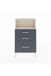 Arges Komodin Tek Raflı 3 Çekmeceli 60x30x106 Aytaşı-Antrasit