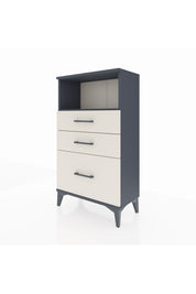 Arges Komodin Tek Raflı 3 Çekmeceli 60x30x106 Antrasit-Aytaşı