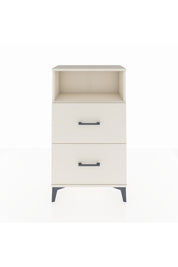 Arges Komodin Tek Raflı 2 Çekmeceli 60x30x106 Aytaşı-Aytaşı