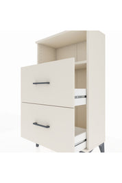 Arges Komodin Tek Raflı 2 Çekmeceli 60x30x106 Aytaşı-Aytaşı