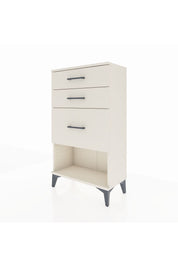 Arges Komodin 3 Çekmeceli 60x30x106 Aytaşı-Aytaşı