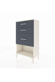 Arges Komodin 3 Çekmeceli 60x30x106 Aytaşı-Antrasit