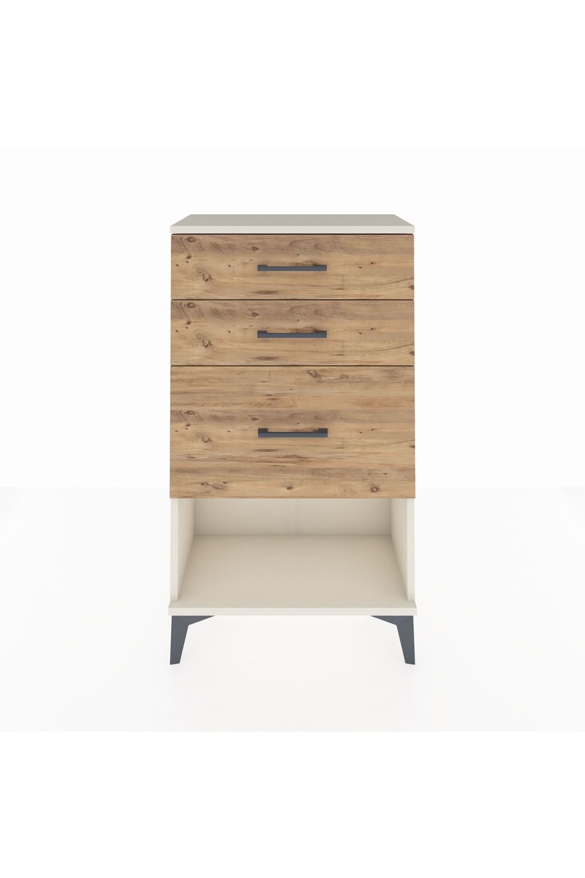 Arges Komodin 3 Çekmeceli 60x30x106 Aytaşı-Çam