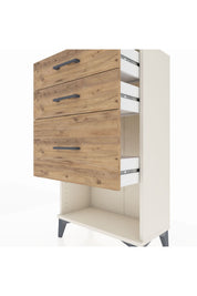 Arges Komodin 3 Çekmeceli 60x30x106 Aytaşı-Çam