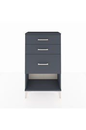 Arges Komodin 3 Çekmeceli 60x30x106 Antrasit-Antrasit