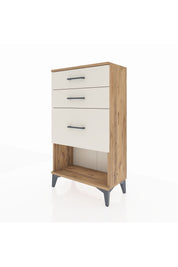 Arges Komodin 3 Çekmeceli 60x30x106 Çam-Aytaşı