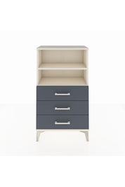 Arges Komodin 2 Raflı 3 Çekmeceli 60x30x106 Aytaşı-Antrasit