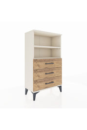 Arges Komodin 2 Raflı 3 Çekmeceli 60x30x106 Aytaşı-Çam