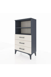 Arges Komodin 2 Raflı 3 Çekmeceli 60x30x106 Antrasit-Aytaşı