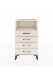 Arges Komodin Tek Raflı 4 Çekmeceli 60x30x106 Aytaşı-Aytaşı