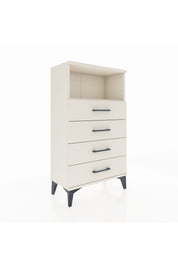 Arges Komodin Tek Raflı 4 Çekmeceli 60x30x106 Aytaşı-Aytaşı