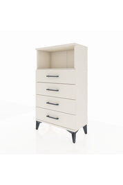 Arges Komodin Tek Raflı 4 Çekmeceli 60x30x106 Aytaşı-Aytaşı